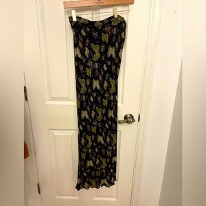 Vintage 1990’s Odessa Butterfly Print Maxi Skirt in a Size 4